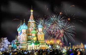 Обзорная автобусная экскурсия "Огни новогодней Москвы"